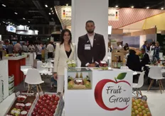 Emilia Lewandowska, office manager for Polish apple exporter Fruit-Group. They had a good exhibition with both old and new clients. They fear the biggest challenge for the season will be the increase in energy costs in January. Next to her is her cousin.